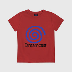 Футболка хлопковая детская Sega dreamcast, цвет: красный