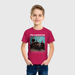 Футболка хлопковая детская The Cranberries rock, цвет: маджента — фото 2