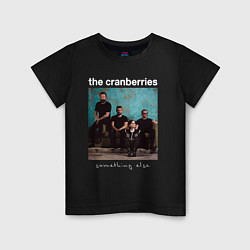 Футболка хлопковая детская The Cranberries rock, цвет: черный