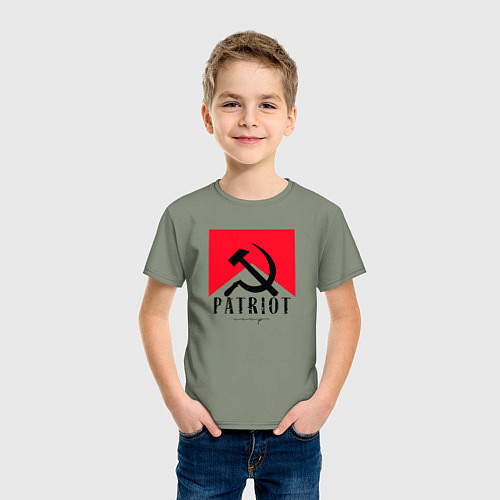 Детская футболка USSR Patriot / Авокадо – фото 3