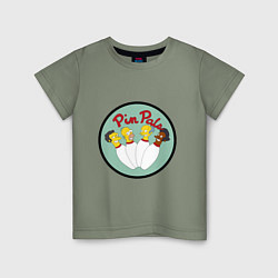 Детская футболка Simpsons bowling