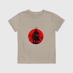 Футболка хлопковая детская Last Samurai, цвет: миндальный