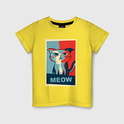 Детская футболка Meow obey