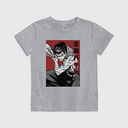 Футболка хлопковая детская Стальная Бита, цвет: меланж