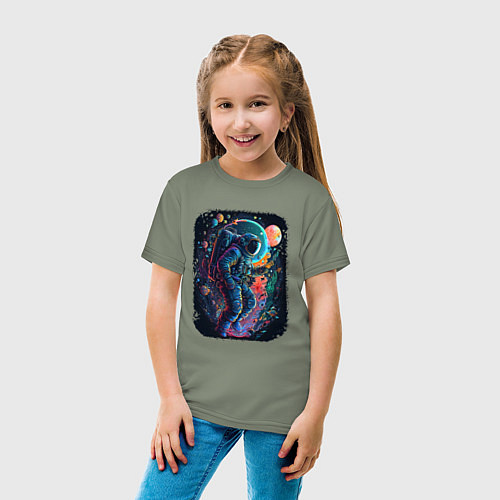 Детская футболка В поисках новых миров / Авокадо – фото 4