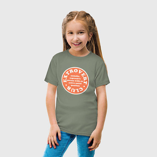 Детская футболка Club Extrovert / Авокадо – фото 4