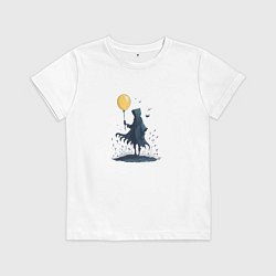 Футболка хлопковая детская The Mystical Man, цвет: белый