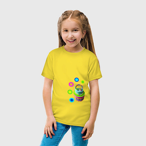 Детская футболка Светлый праздник / Желтый – фото 4