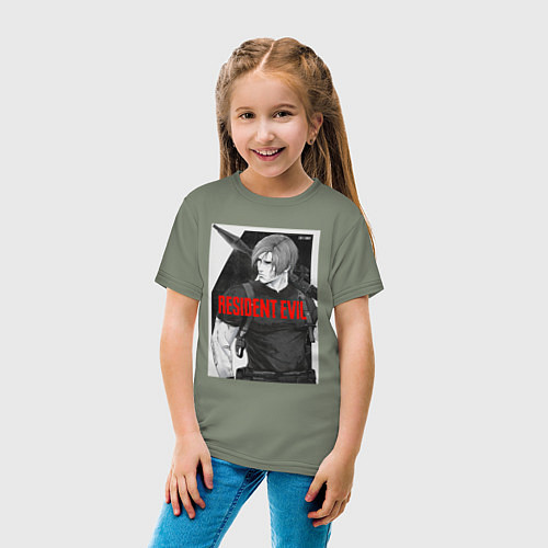 Детская футболка Леон с базукой - Resident / Авокадо – фото 4