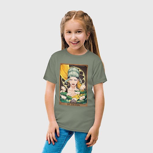 Детская футболка The Buddha Tarot Card / Авокадо – фото 4