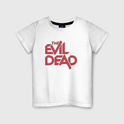 Футболка хлопковая детская The Evil Dead, цвет: белый