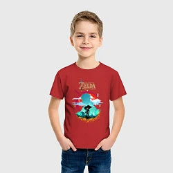 Футболка хлопковая детская The Legend of Zelda - Link, цвет: красный — фото 2