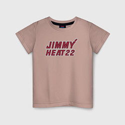 Футболка хлопковая детская Jimmy Heat 22, цвет: пыльно-розовый