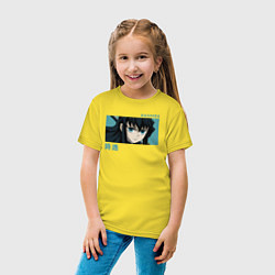 Футболка хлопковая детская Токито, цвет: желтый — фото 2