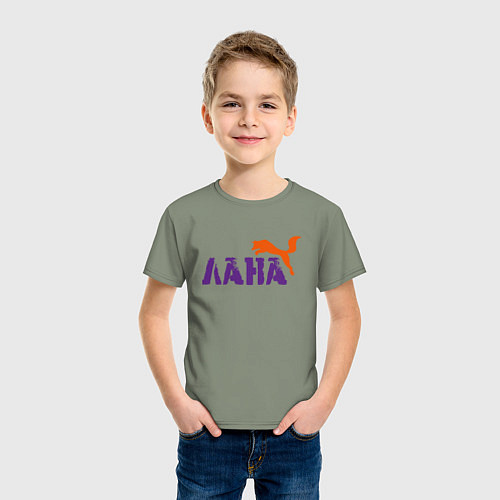 Детская футболка Лана и лиса / Авокадо – фото 3