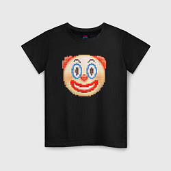 Футболка хлопковая детская Клоун из клоунов, цвет: черный