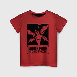 Футболка хлопковая детская LP Hybrid Theory, цвет: красный
