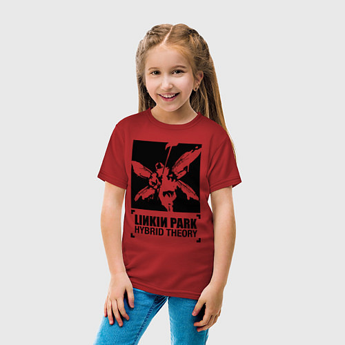 Детская футболка LP Hybrid Theory / Красный – фото 4