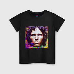 Детская футболка Jim Morrison Glitch 25 Digital Art