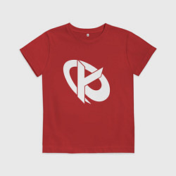 Футболка хлопковая детская Karmine Corp, цвет: красный