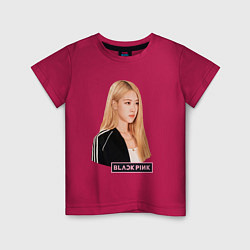 Детская футболка Blackpink Rose music