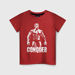 Футболка хлопковая детская Arnold conquer, цвет: красный