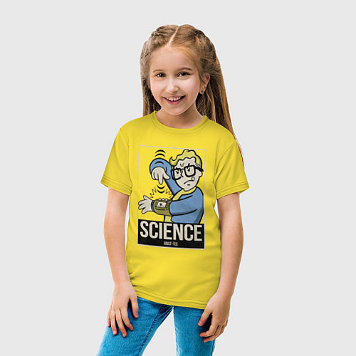 Детская футболка Vault science / Желтый – фото 4