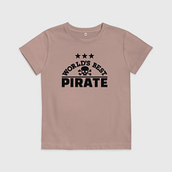 Детская футболка Лучший пират в мире