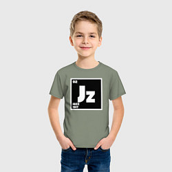 Футболка хлопковая детская Jazz 1917, цвет: авокадо — фото 2