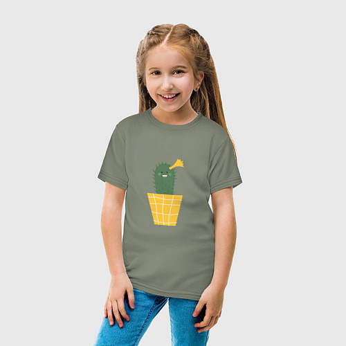 Детская футболка Смешной Кактус / Авокадо – фото 4