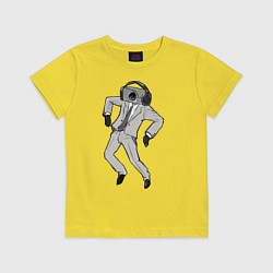 Футболка хлопковая детская Camera man, цвет: желтый