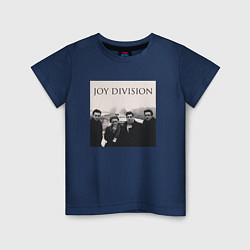 Футболка хлопковая детская Тру фанат Joy Division, цвет: тёмно-синий