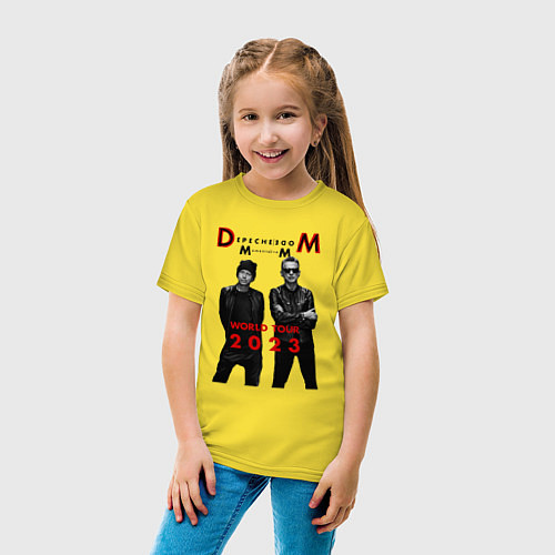 Детская футболка Depeche Mode - Memento Mori / Желтый – фото 4