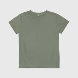 Футболка хлопковая детская В случае крайней необходимости станцуй брейк-данс, цвет: авокадо