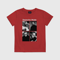 Футболка хлопковая детская Depeche Mode Violator 2, цвет: красный