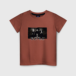Футболка хлопковая детская Depeche Mode - Ultra, цвет: кирпичный