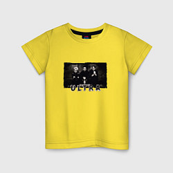 Футболка хлопковая детская Depeche Mode - Ultra, цвет: желтый