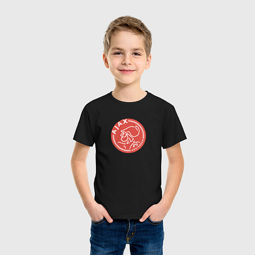 Детская футболка Футбольный клуб Ajax / Черный – фото 3