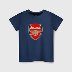 Футболка хлопковая детская Arsenal fc sport, цвет: тёмно-синий