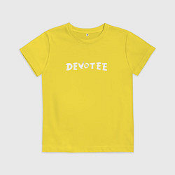 Футболка хлопковая детская Depeche Mode - Devotee Mode, цвет: желтый