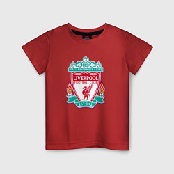 Футболка хлопковая детская Liverpool fc sport collection, цвет: красный