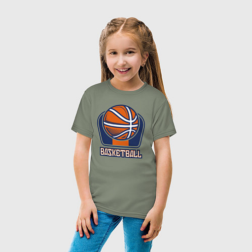 Детская футболка Style basketball / Авокадо – фото 4