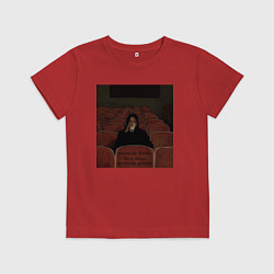 Футболка хлопковая детская Было моим громким криком, цвет: красный