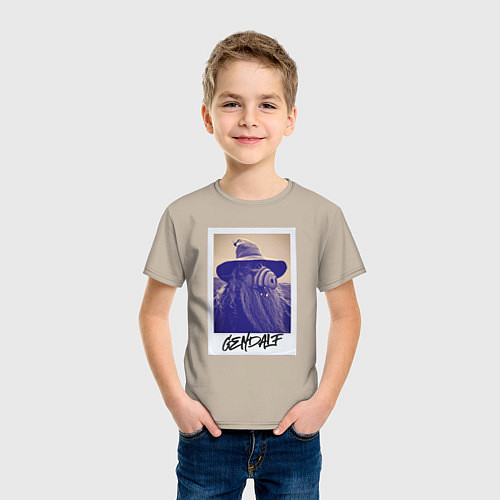 Детская футболка Гэндальф / Миндальный – фото 3