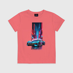 Футболка хлопковая детская Красная площадь 2082, цвет: коралловый
