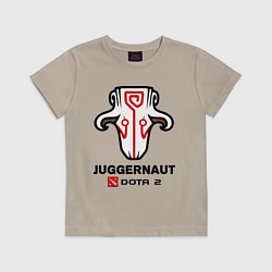 Футболка хлопковая детская Juggernaut Dota 2, цвет: миндальный