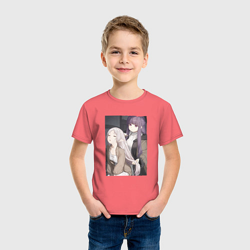 Детская футболка Милашки Фрирен и Ферн / Коралловый – фото 3