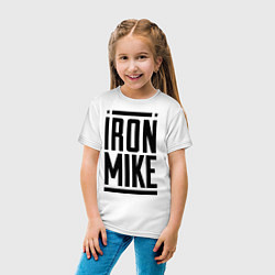 Футболка хлопковая детская Iron Mike, цвет: белый — фото 2