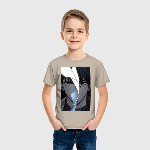 Детская футболка Всеведущий читатель Ким Докча и Ю Чжун Хек / Миндальный – фото 3