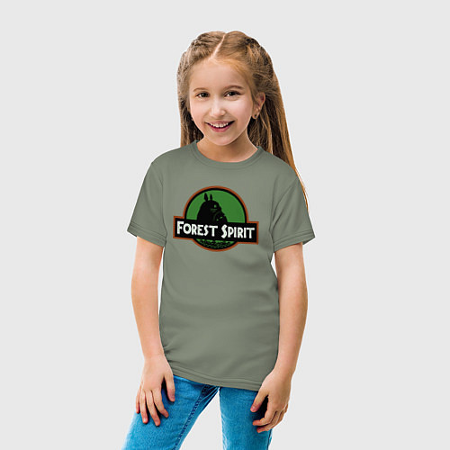 Детская футболка Тоторо дух леса / Авокадо – фото 4